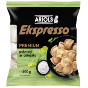 PELMEŅI EKSPRESSO PREMIUM AR CŪKGAĻU 400G