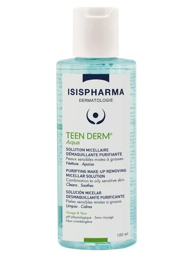 Isispharma Teen Derm micelārais ūdens taukainai ādai, 100 ml