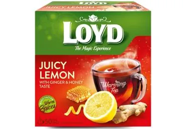 ZAĻĀ TĒJA LOYD WARMING AR CITRONU 50X2G