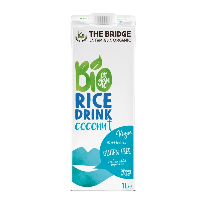 RĪSU KOKOSRIEKSTU DZĒRIENS THE BRIDGE BIO 1L