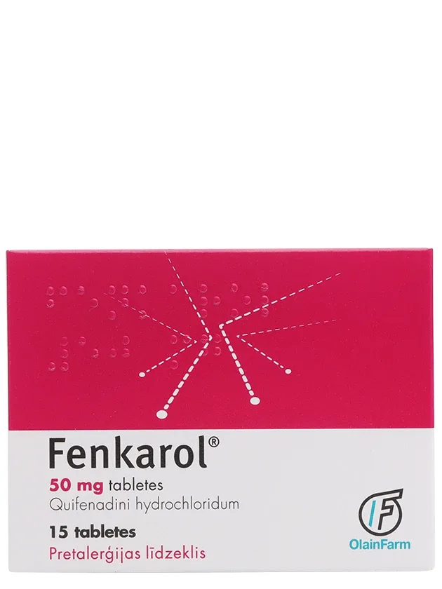 Fenkarol 50 mg, 15 tabletes