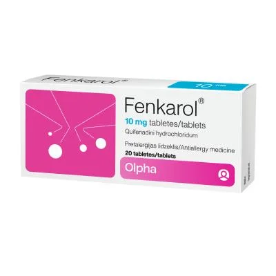 Fenkarol 10 mg tabletes N20