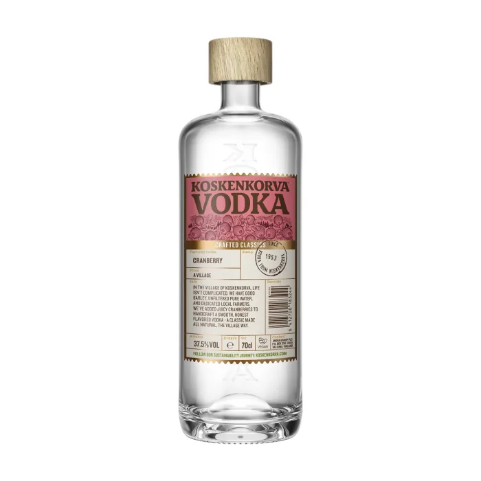 Водка Koskenkorva Cranberry 37,5%, 0,7 л