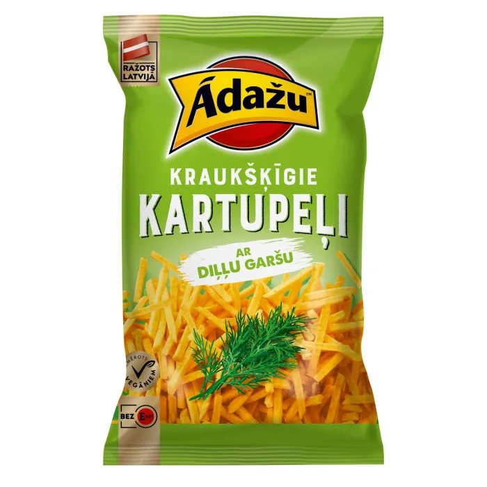 ČIPSI ĀDAŽU AR DILLĒM 100G