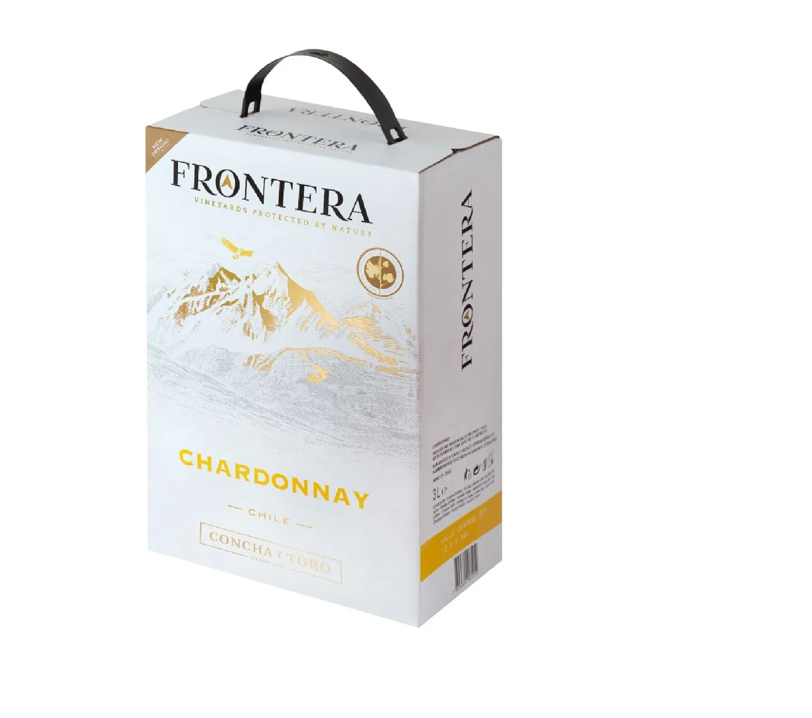 Baltvīns Frontera Chardonnay, sauss, 13%, bib, 3 l
