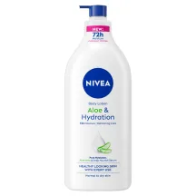 ĶERMEŅA LOSJONS NIVEA ALOE & HYDRATION NORMĀLAI UN SAUSAI ĀDAI 625ML