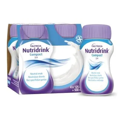 Nutridrink Compact bez specifiskas garšas 125 ml N4