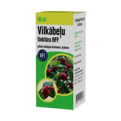 Vilkābeļu tinktūra RFF Pilieni iekšķīgai lietošanai 90 ml