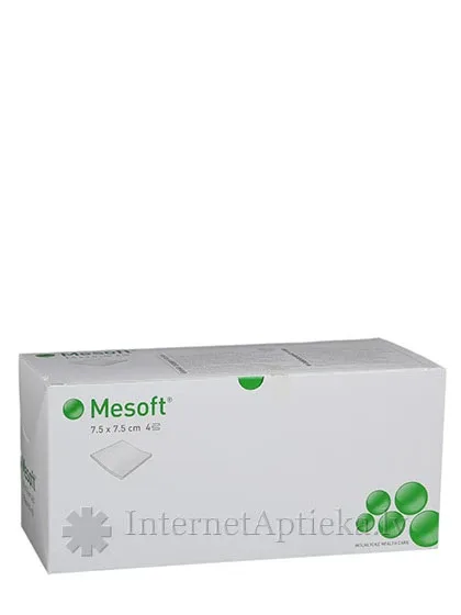 Mesoft Sterilas ķirurģiskās salvetes 7.5 x 7,5 cm, 150 gb.