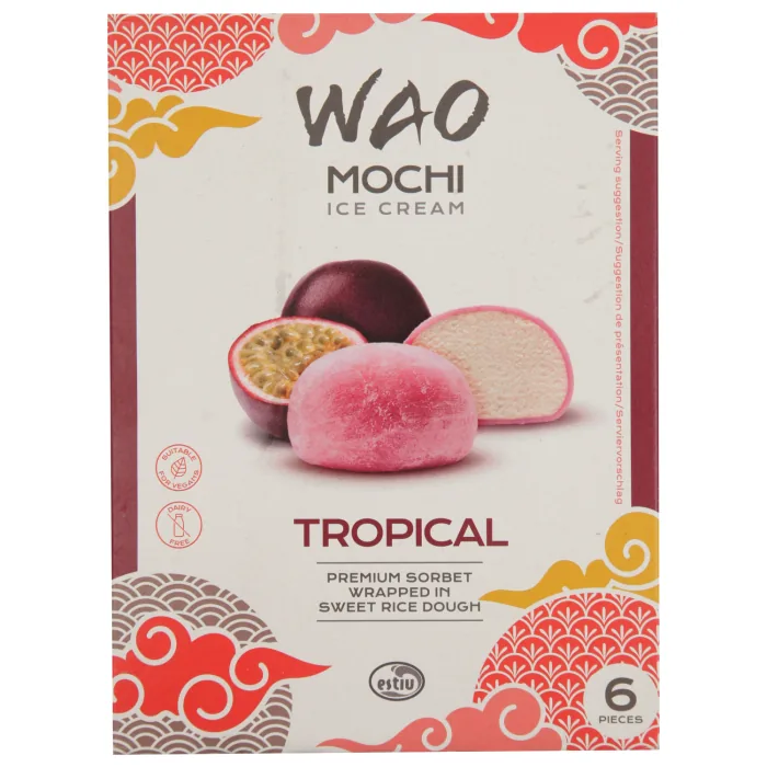 SALDĒJUMS WAO MOCHI TROPISKO AUGĻU 6X35G 216ML/210G