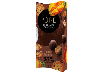 TUMŠĀS ŠOKOLĀDES TRIFEĻU IZLASE PURE CHOCOLATE 108G