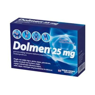 Dolmen 25 mg granulas iekšķīgi lietojama šķīduma pagatavošanai N10