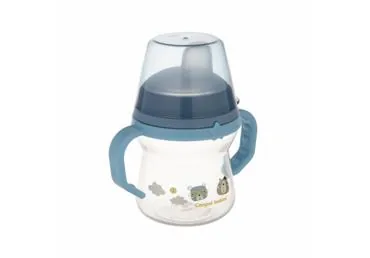 KRŪZĪTE AR SILIKONA SNĪPI CANPOL 150ML ZILA