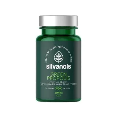 Silvanols Green Propolis kapsulas N60