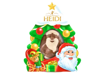 ŠOKOLĀDES FIGŪRIŅA HEIDI SANTA CLAUS 20G