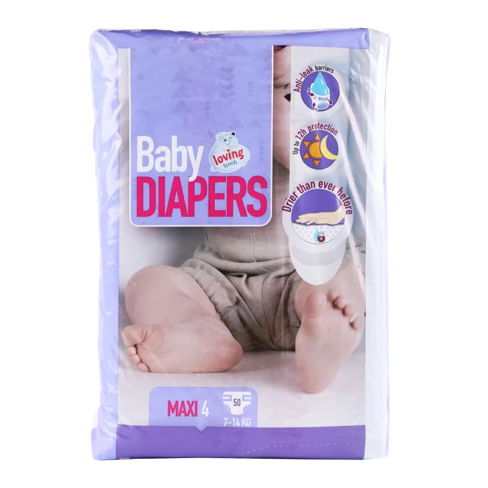 AUTIŅBIKSĪTES LOVING TOUCH MAXI 7-14KG 50GAB.
