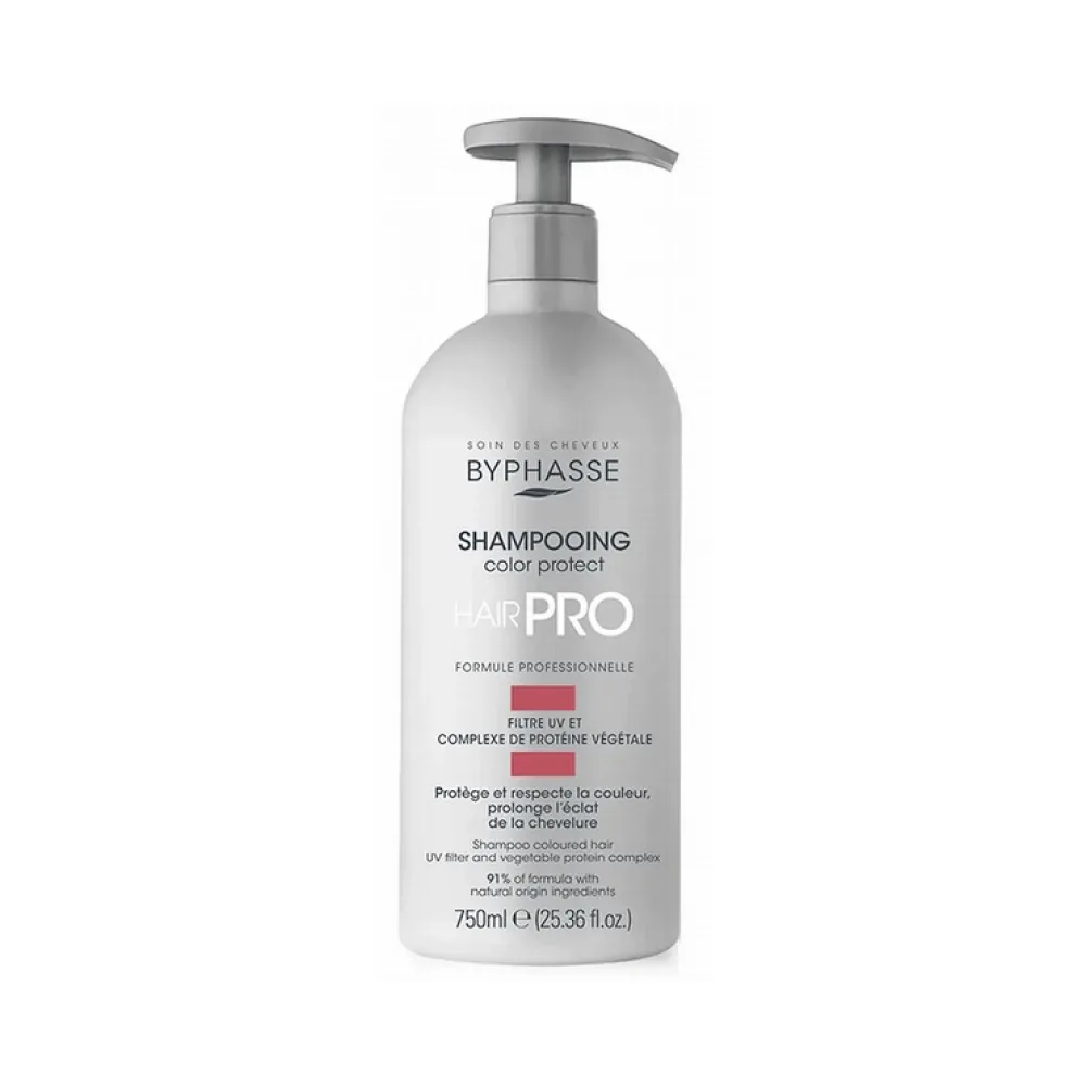 BYPHASSE HAIR PRO COLOR PROTECTED SHAMPOO COLORED HAIR 750ML