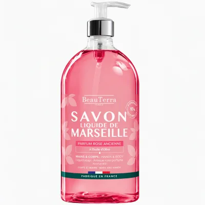 Жидкое мыло Beauterra Marseille Ancient Rose, 1000 мл