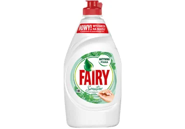 TRAUKU MAZGĀŠANAS LĪDZEKLIS FAIRY SENSITIVE TEA T&MINT 450ML
