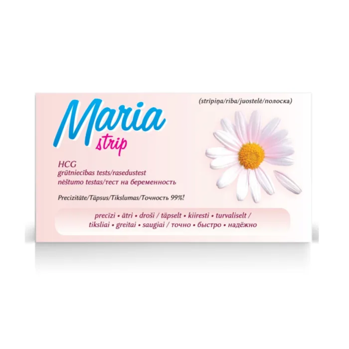GRŪTNIECĪBAS TESTS MARIA STRIP 1GAB.