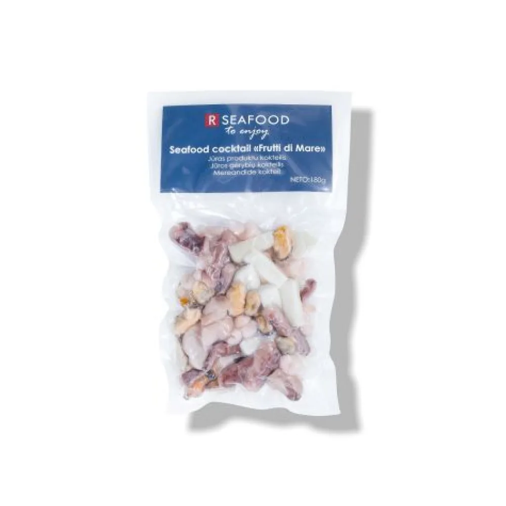 JŪRAS PRODUKTU KOKTEILIS FRUTTI DI MARE, SALD., VAK., (T.S. 180G), RSEAFOOD