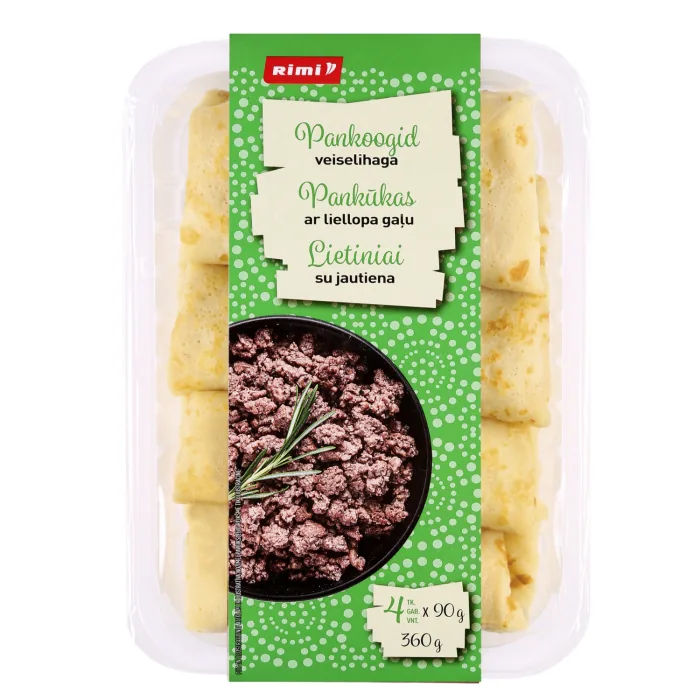 PANKŪKAS RIMI AR LIELLOPU GAĻU 4GAB X 90G, 360G