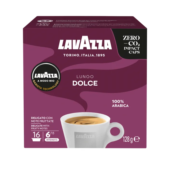 KAFIJAS KAPSULAS LAVAZZA AMM LUNGO DOLCE 16X8G 128G