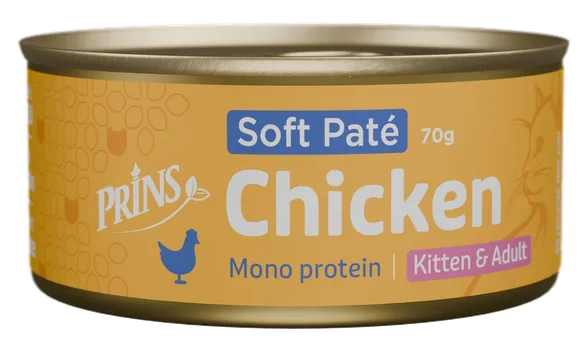 Prins Soft Pate vistas mitrā barība, 70 g