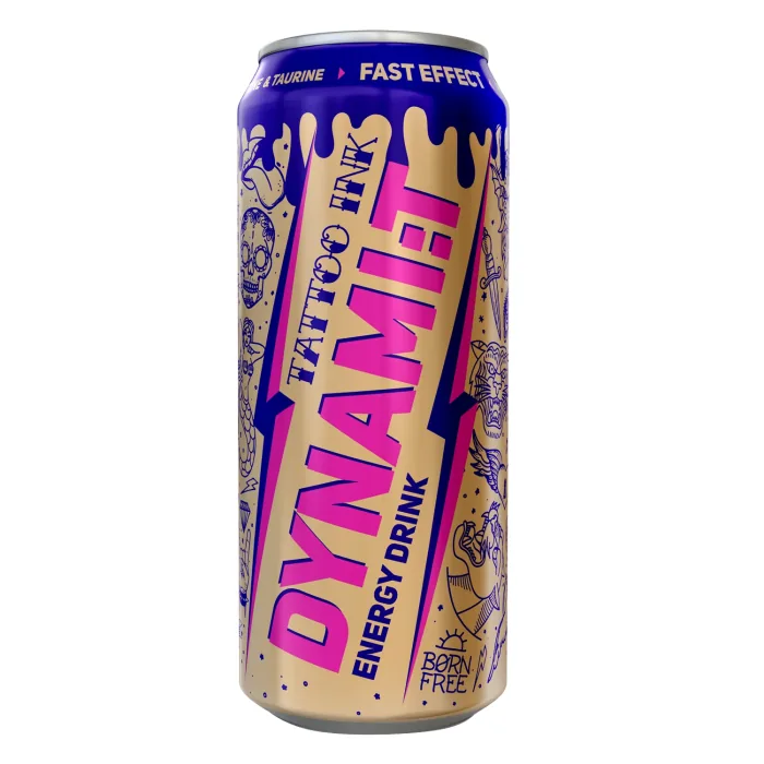 Energijas dzēriens Dynamit Tattoo Ink 0,5 l