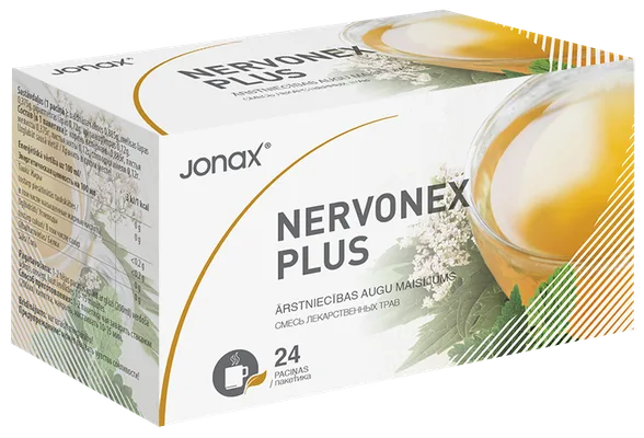 Jonax Nervonex Plus tēja maisiņos, 24 gab.
