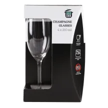ŠAMPANIEŠA GLĀZES GOOD COOK 210ML 4 GAB.