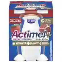 JOGURTA DZĒRIENS ACTIMEL+ ZEMEŅU UN GRANĀTĀBOLU GARŠAS 4X100G