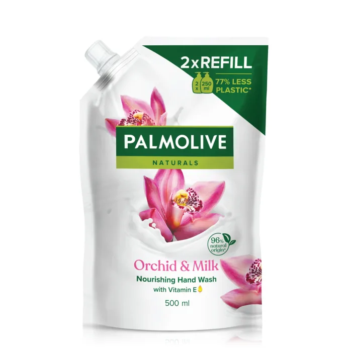 ŠĶIDRĀS ZIEPES PALMOLIVE BLACK ORCHIDE REFILL 500ML