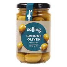 ZAĻĀS OLĪVAS SALLING AR ĶIPLOKIEM, SĀLĪJUMĀ 290G/180G