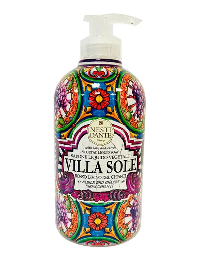 Dolce vivere - cēlās sarkanās vīnogas no kjanti šķidrās ziepes, 500 ml