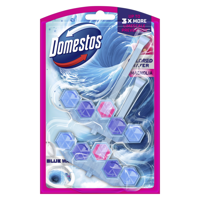 TUALETES BLOKS DOMESTOS P5+ MAGNOLIA 2X48G