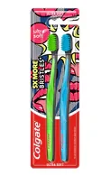 COLGATE ULTRA SOFT ZOBU BIRSTE, 2GAB. (DAŽĀDAS KRĀSAS)