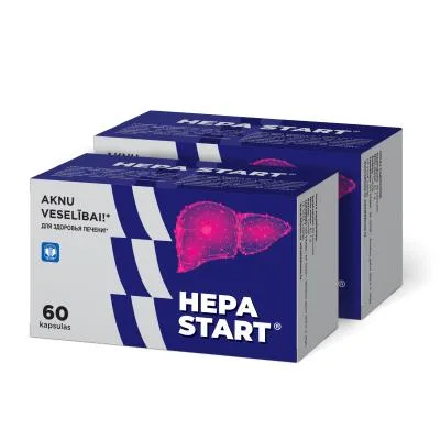 Hepa Start kapsulas N60 1+1 komplekts