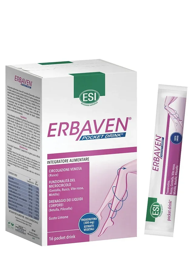 Esi Erbaven Pocket Drink dzēriens, 16 x 20 ml