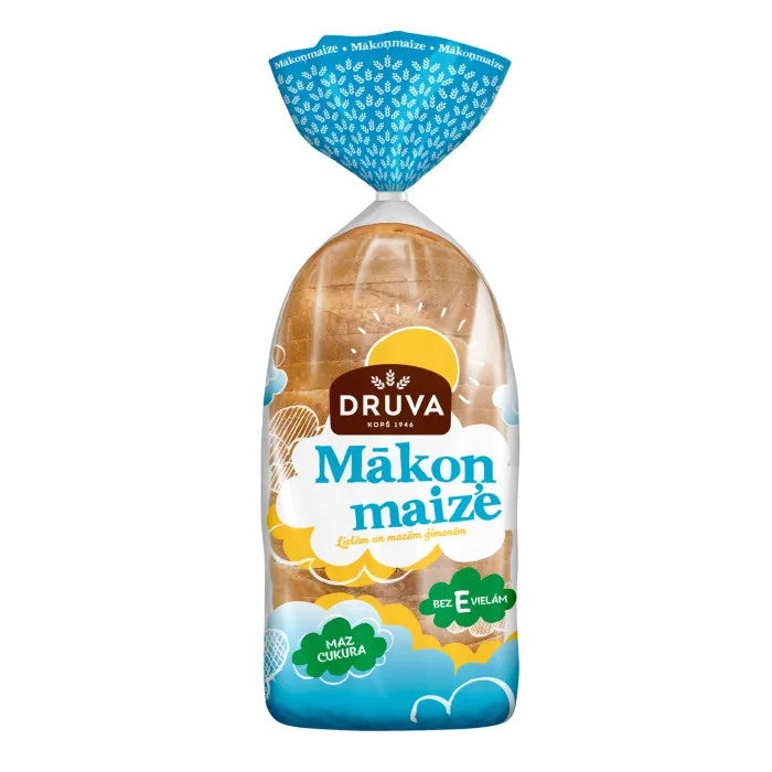 BALTMAIZE DRUVA MĀKOŅMAIZE SAGRIEZTA 300G