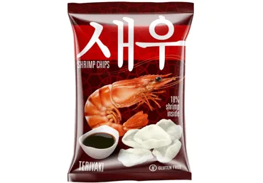 Чипсы из креветок Teriyaki Shrips, 50 г