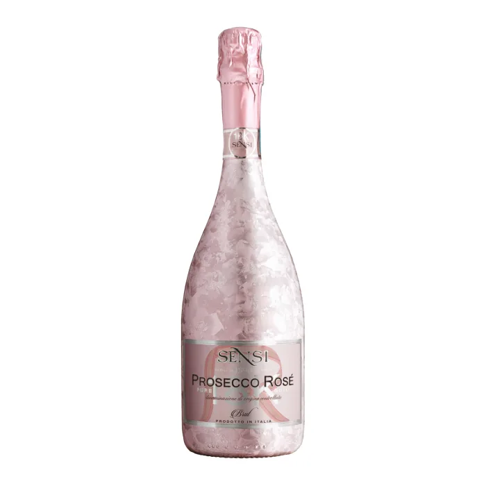 Dzirkstošais vīns Sensi Pure 18K Prosecco Rose spumante brut 11% 0,75 l