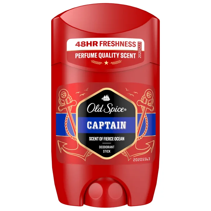 DEZODORANTS OLD SPICE CAPTAIN VĪRIEŠIEM, ZĪMUĻVEIDA 50ML
