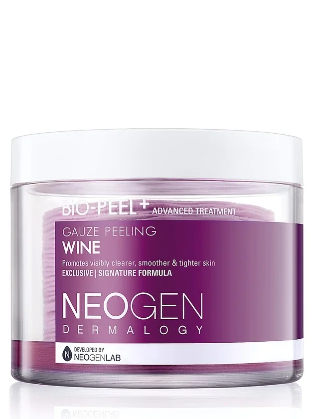 Neogen Dermalogy BIO-Peel Gauze peeling - wine pīlinga spilventiņi, 200 ml