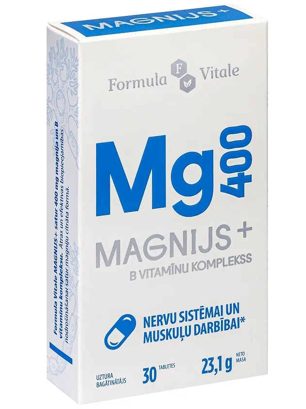 Formula Vitale Magnijs+ 400 mg, 30 tabletes
