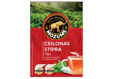 MELNĀ TĒJA MOŽUMS CEILONAS 100G