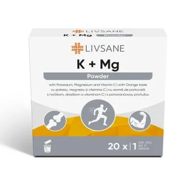 Livsane K + mg pulveris N20