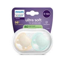 MĀNEKLĪTIS PHILIPS AVENT ULTRA SOFT 0-6MĒN. 2GAB.