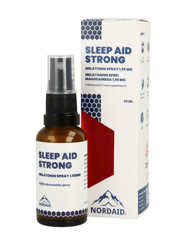 Nordaid Sleep Aid Strong sprejs, 30 ml