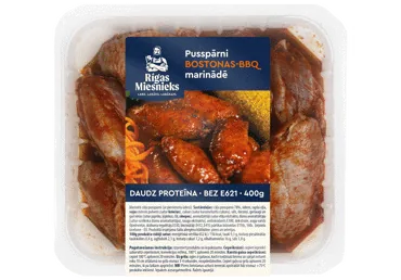 CĀĻA SPĀRNIŅI BOSTONAS BBQ MAR.RM 400G